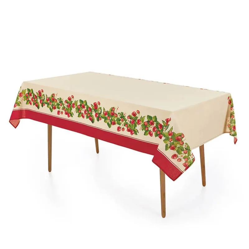 Toalha de Mesa Retangular Estampada 1,4m x 2,5m - Karsten Linosa