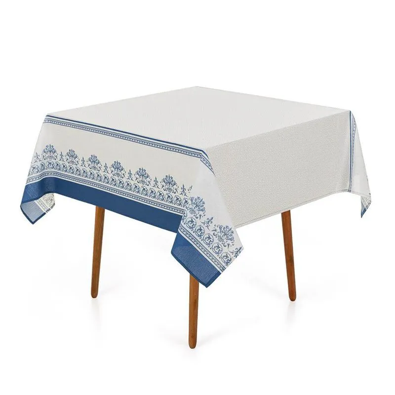 Toalha de Mesa Quadrada Estampada 1,4m x 1,4m- Karsten Aurea