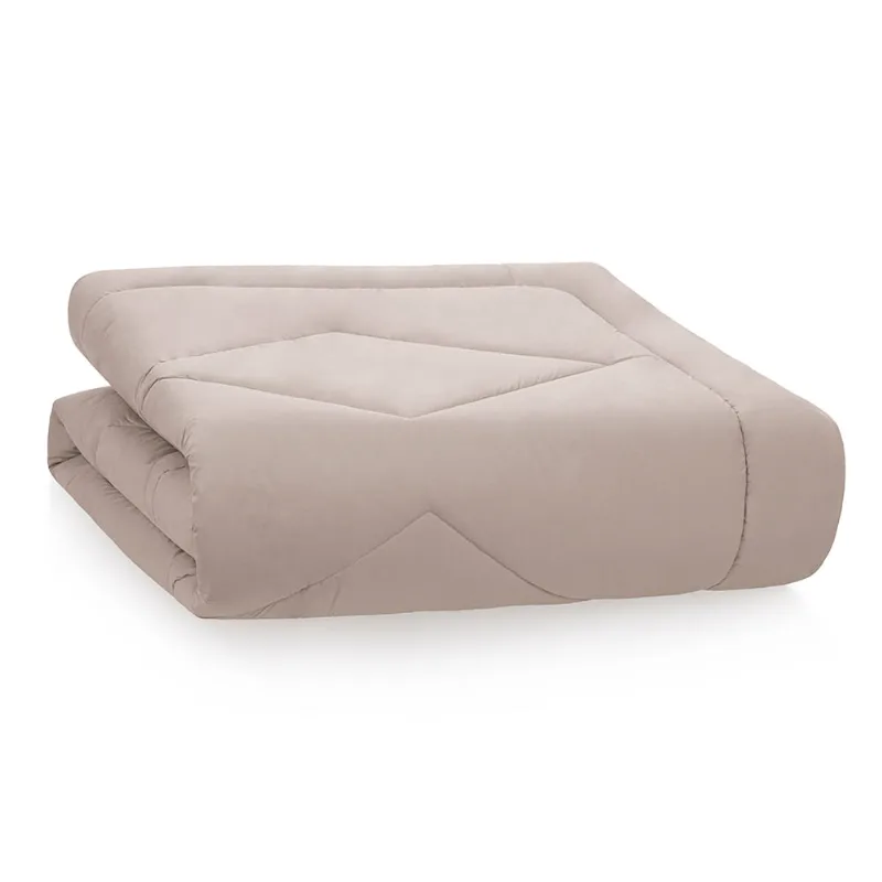 Edredom King Trussardi 300 Fios Percal 100% Algodão Egípcio Perini Nocciola