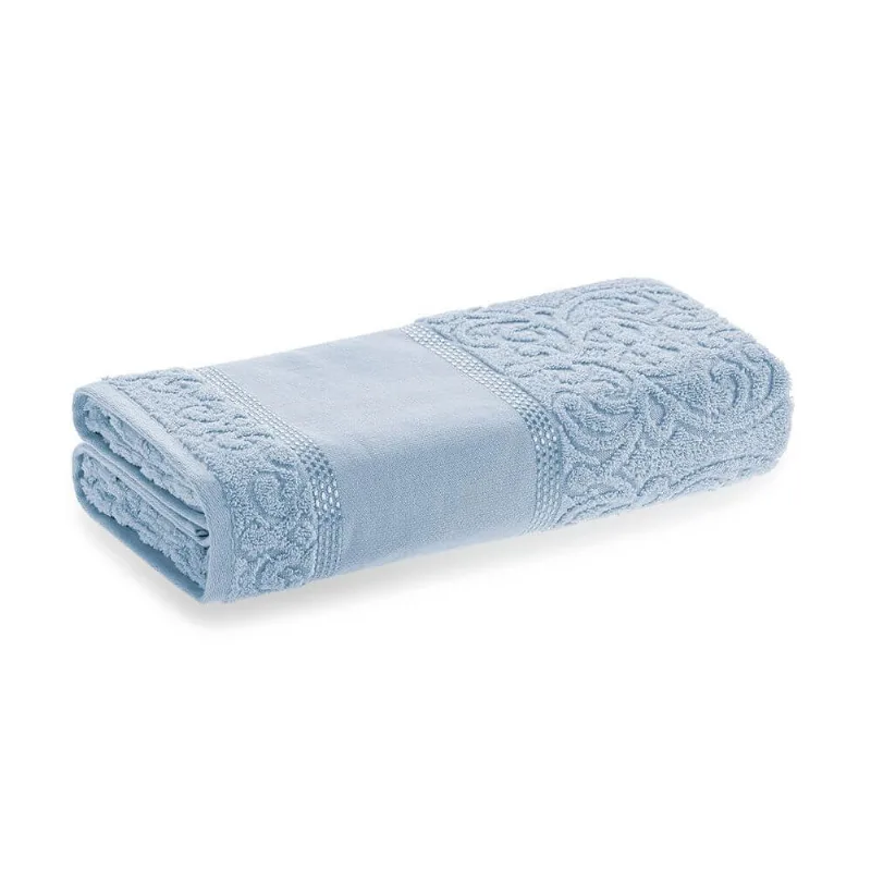 Toalha de Banho Melina para Pintar 74cm x 1,40m - Karsten - Baby Blue 30102 - Karsten