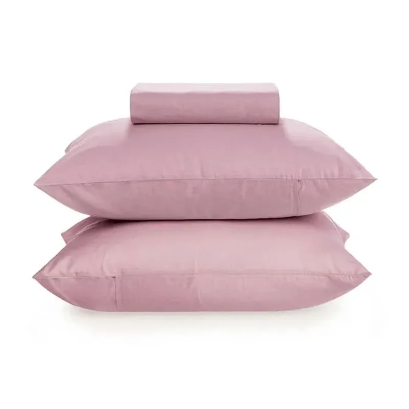 Jogo de Cama Percal 150 Fios Liso 3 Pcs King Lilas