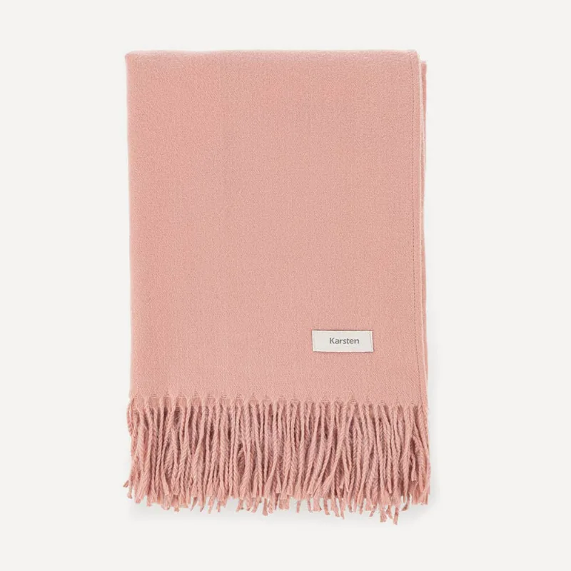 Manta Decorativa Karsten Luma Rosé