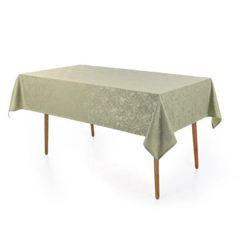 Toalha Mesa Retangular 8 Lugares Jacquard Dominic Verde