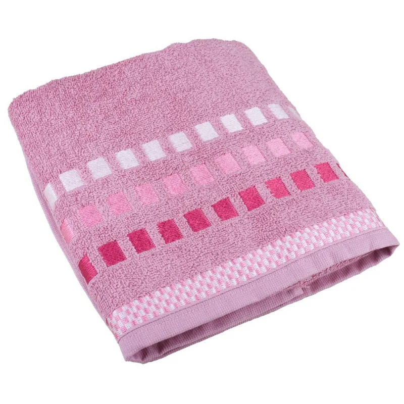 Toalha de Banho Calera Karsten Rosa Retrô