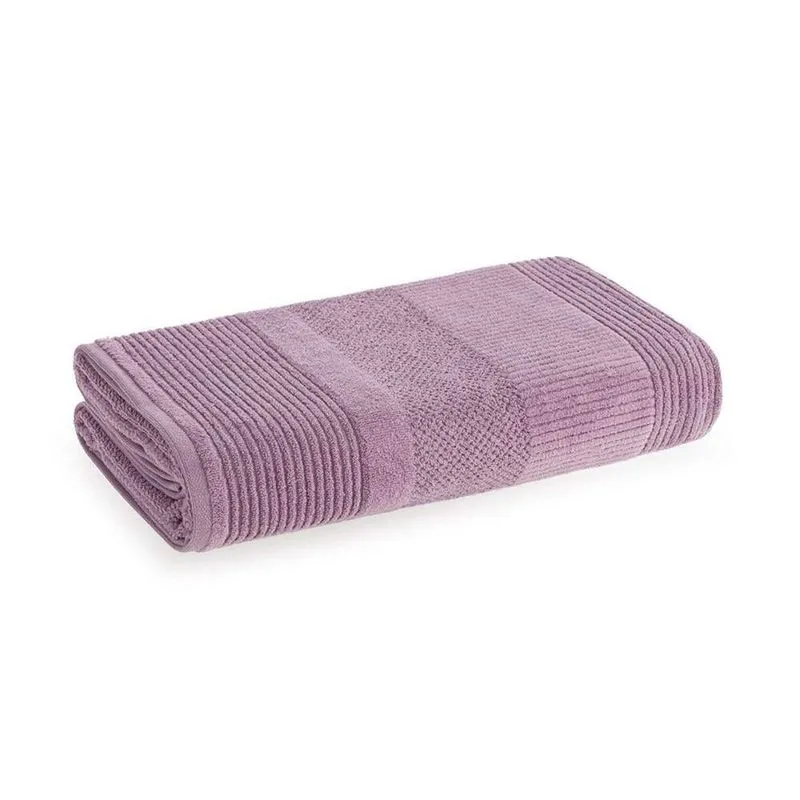 Toalha Banhão Realce 86cm X 150cm Lilás