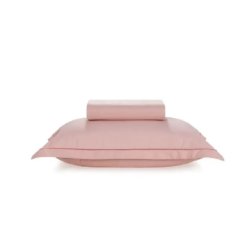 Jogo Cama Solteirão 2 Pcs Algodão 180 Fios Royal Karsten Rosa