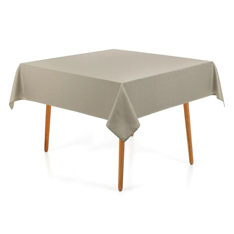 Toalha de Mesa Caetano 180x180 Cinza - Karsten