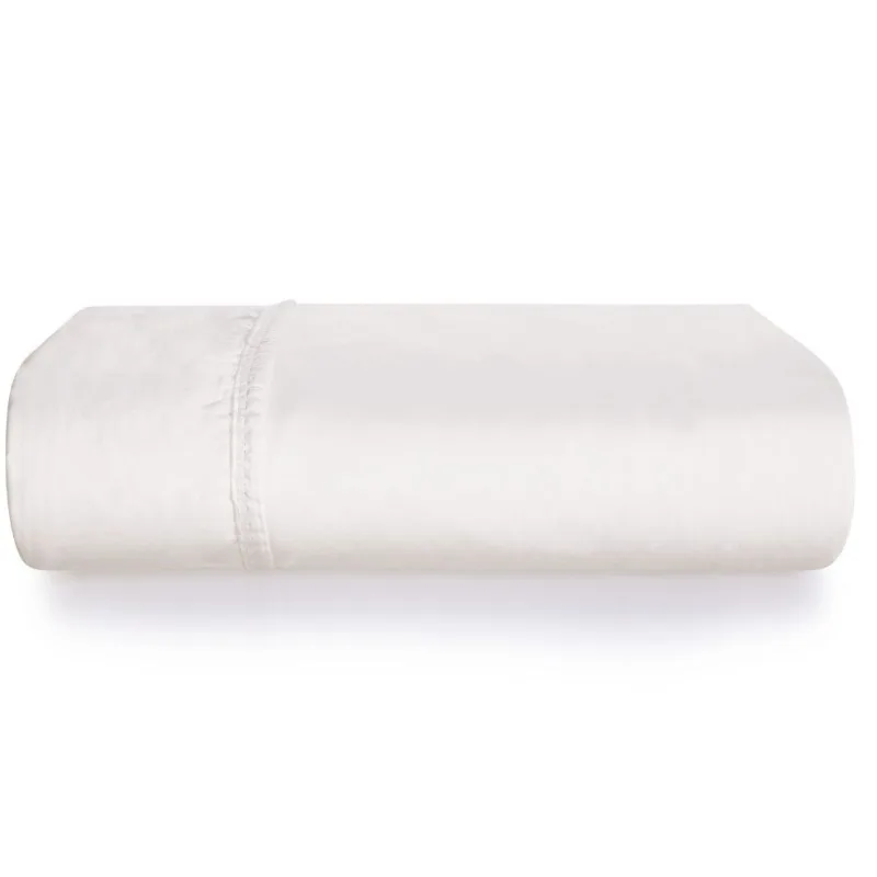 Lençol com Elástico Avulso King 100% Algodão Egípcio Grasso Branco