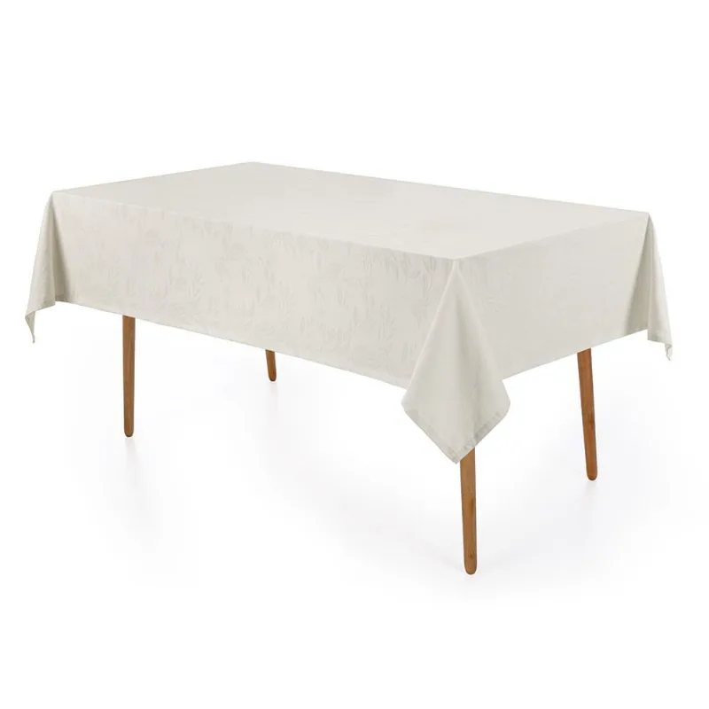 Toalha de Mesa Katherine 160x270 Pérola - Karsten