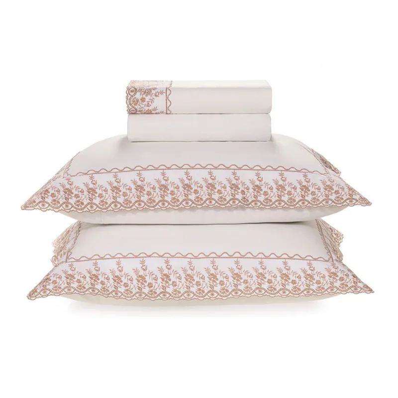 Jogo de Cama Antonia Branco Fendi Casal - Karsten