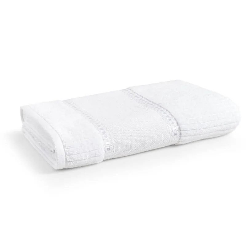 Toalha de Banho Passa Fitas para Pintar 66cm x 1,40m - Karsten - Branco 01