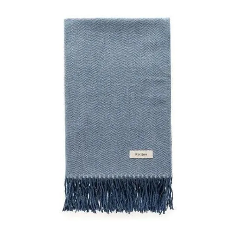 Manta Decorativa Milane 120 X 175 - Karsten Azul Lunar