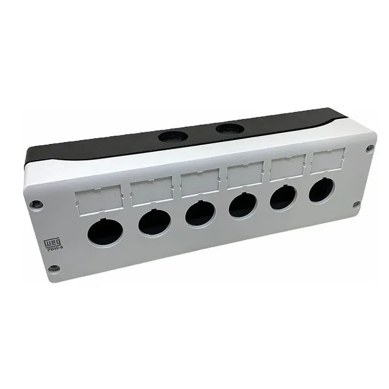 Caixa Plástica CSW para Botoeira PBW-6 6 Furos 22MM Weg