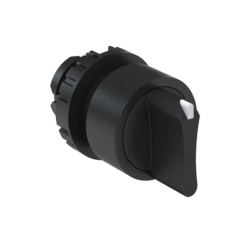 Botão Comutador 3 Posições Preto Knob CSW-CK3F45-WH Frontal Weg