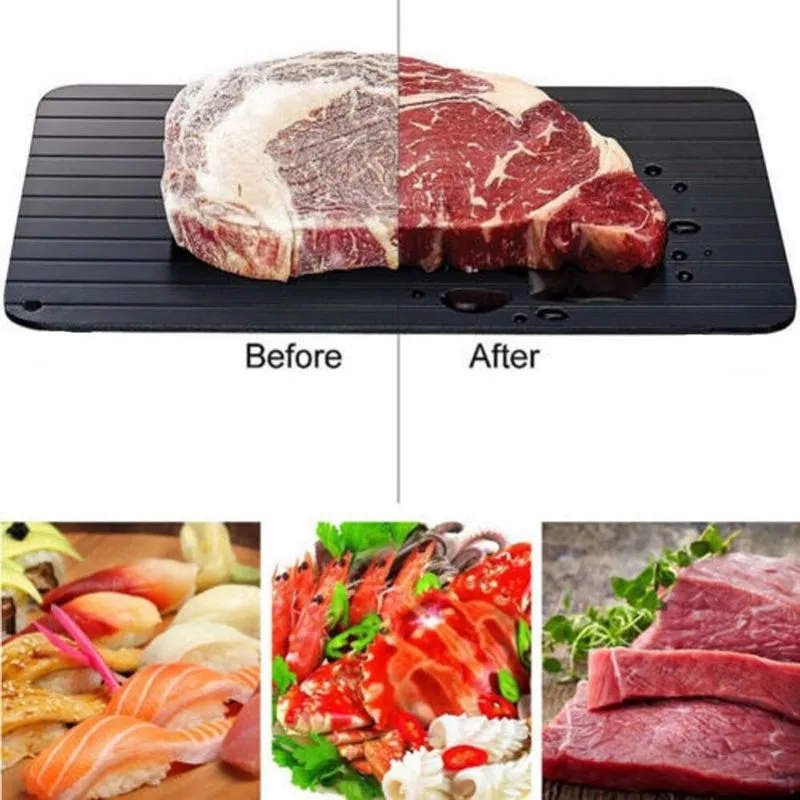 Bandeja de Degelo Natural - Descongele Carnes em Minutos Sem Microondas