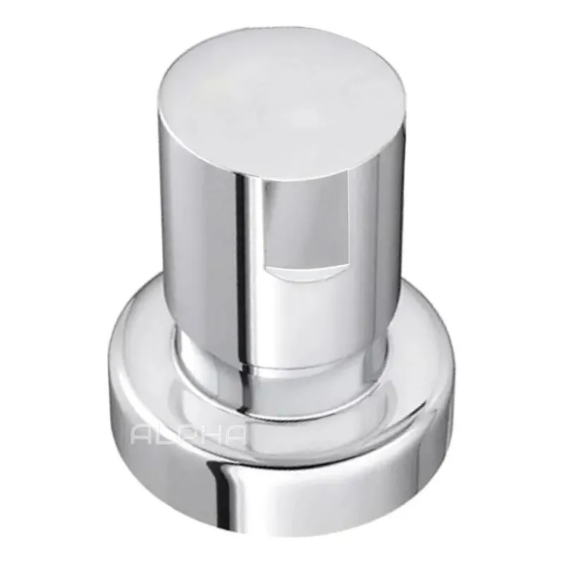 3x Acabamento Registro Redondo C-44 Luxo 100% Metal Padrão D
