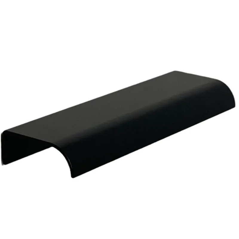 Puxadores Wave Alumínio Preto 125mm - Aluminium Decor