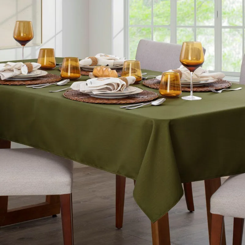 Toalha de Mesa Natal Elegance Redonda 1,40m - Raner - Verde