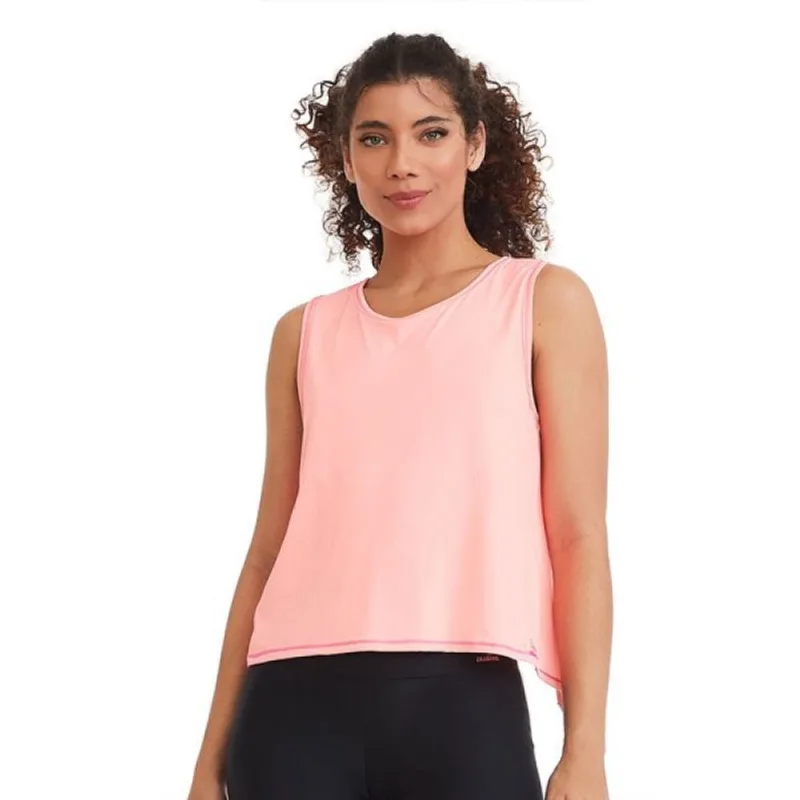 Regata Caju Brasil Cool Rosa Feminina Feminino Fitness P G / Rosa