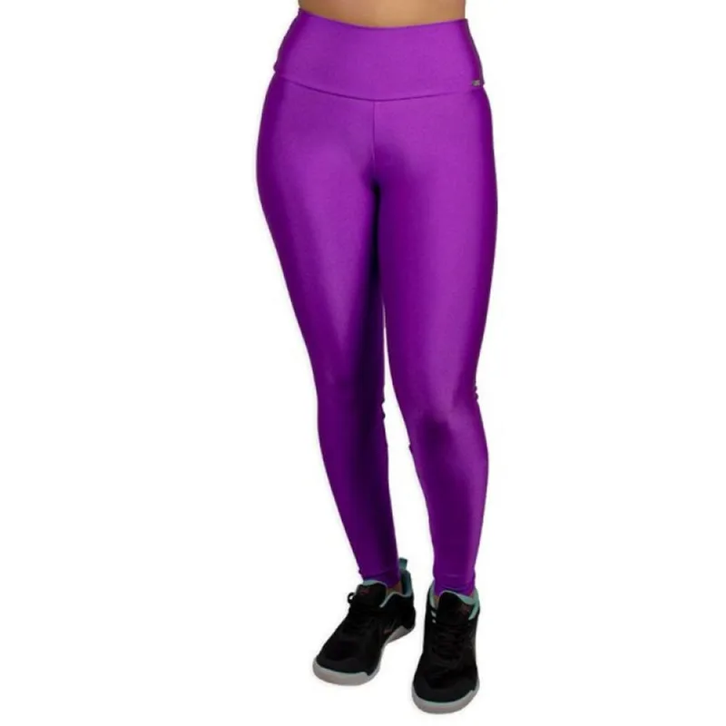 Calça Legging Caju Brasil Atlanta Classica Roxo Feminino P GG