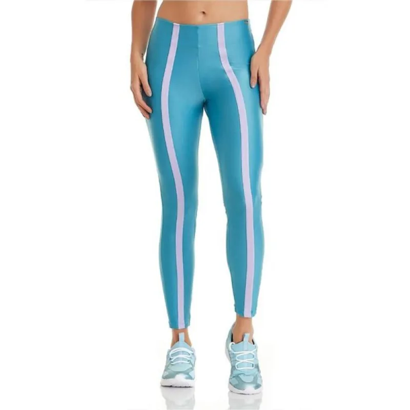 Calça Legging Caju Brasil Atletika Revival Azul Feminino P G / Azul Bebê