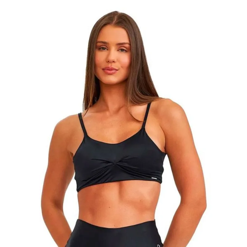 Top Caju Brasil Atletika Franzido Classic Preto Feminino G M / Preto