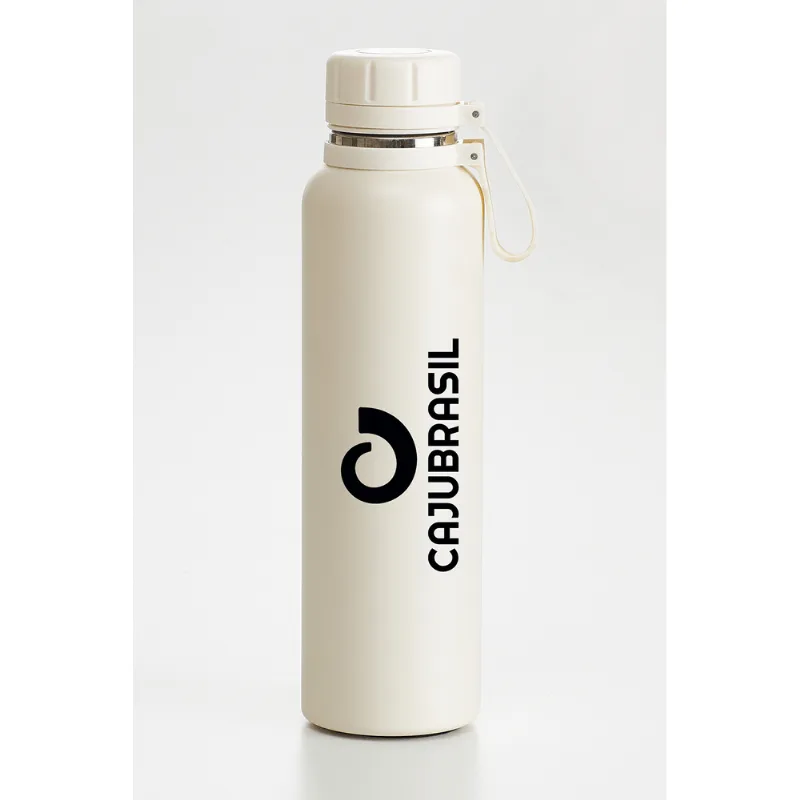 GARRAFA TÉRMICA COM INFUSOR DE BEBIDAS OFF WHITE U