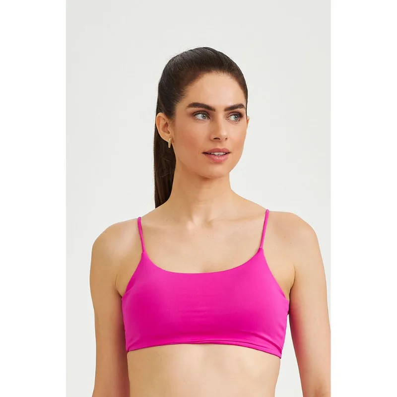 TOP CLASSICO SPORTIVE ROSA CHOQUE CAJUBRASIL - G