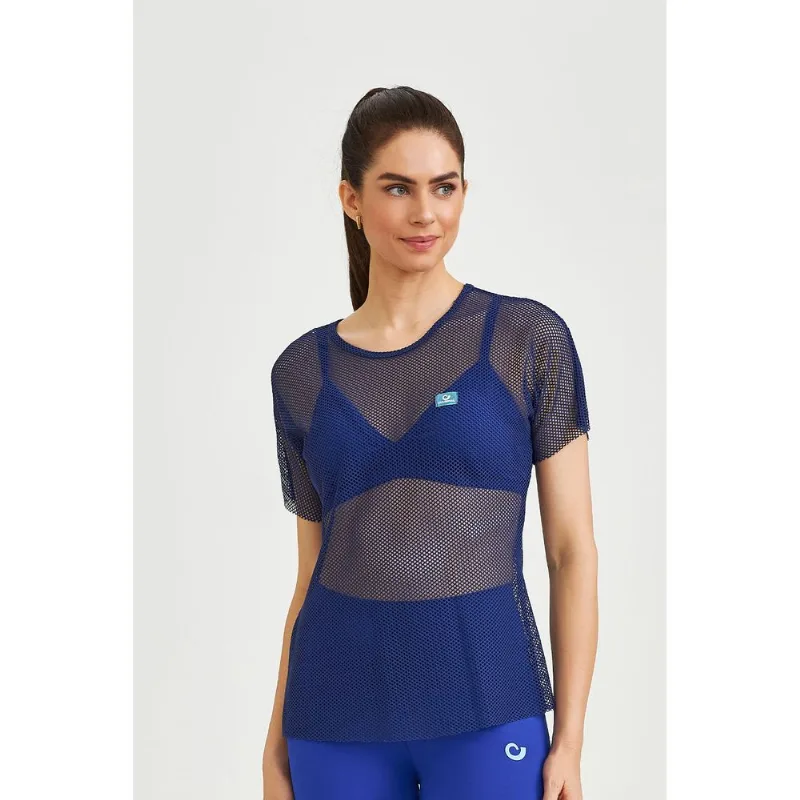 BLUSA SPOT CLASSICA AZUL MARINHO CAJUBRASIL - G