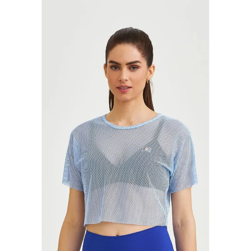 CROPPED TELA CLASSICO AZUL SKY CAJUBRASIL - GG - CAJU BRASIL