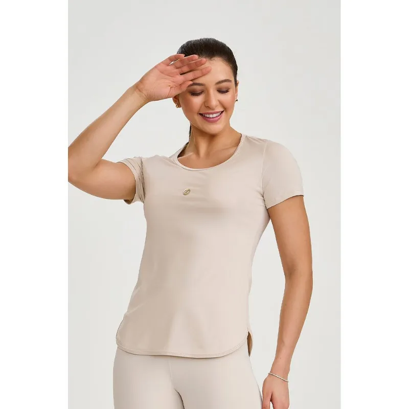 BLUSA UV DRY BÁSICA OFF WHITE CAJUBRASIL M - CAJU BRASIL