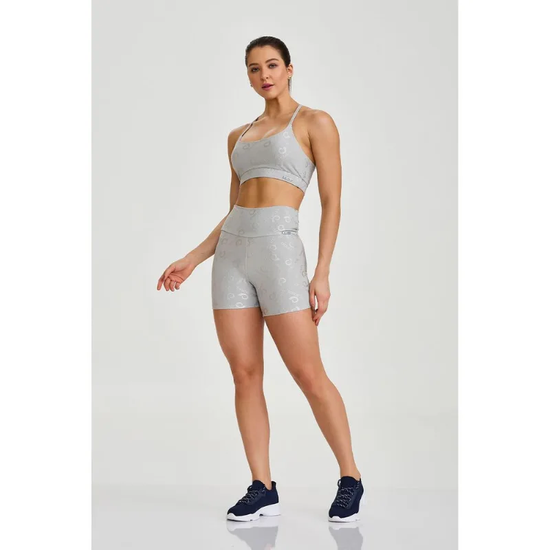 SHORT EXCLUSIVO CAJUBRASIL CINZA CROMO M