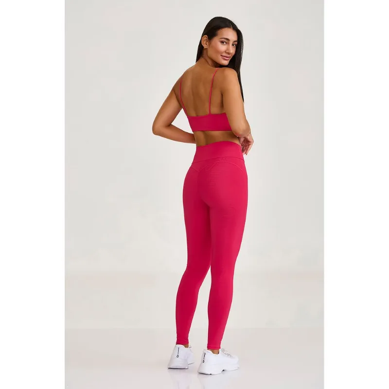 LEGGING MX EMPINA BUMBUM CLÁSSICA CORAL PITAYA CAJUBRASIL M