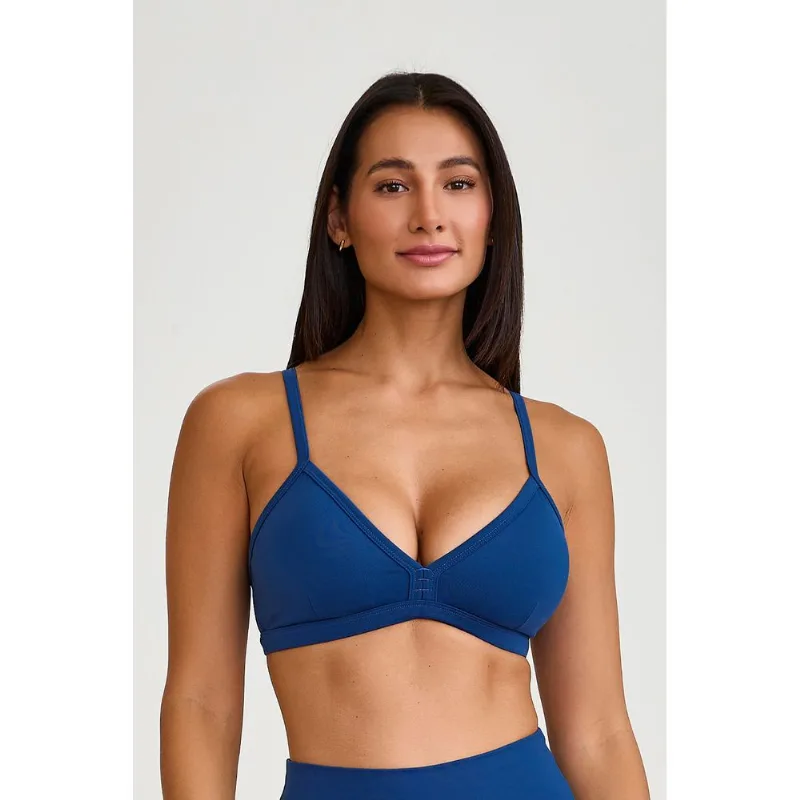 TOP NZ TRIANGULO BÁSICO AZUL BLUE JEANS CAJUBRASIL - M - CAJU BRASIL