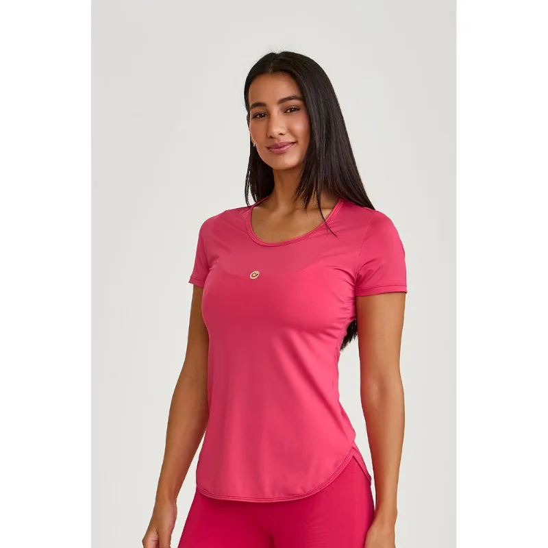 BLUSA UV DRY BÁSICA CORAL PITAYA CAJUBRASIL G