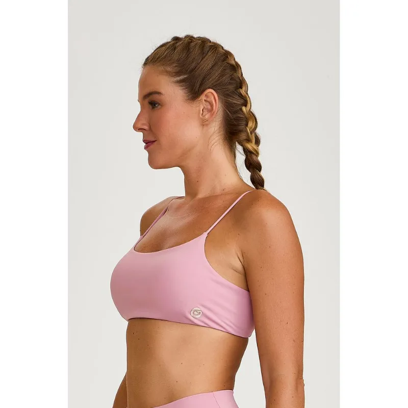 TOP HYPER COSTAS DECOTADAS ROSA QUARTZO CAJUBRASIL M