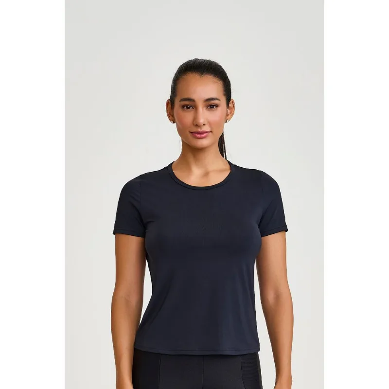 BLUSA UV COM COSTAS RESPIRAVEL E ABERTURA PRETO CAJUBRASIL P