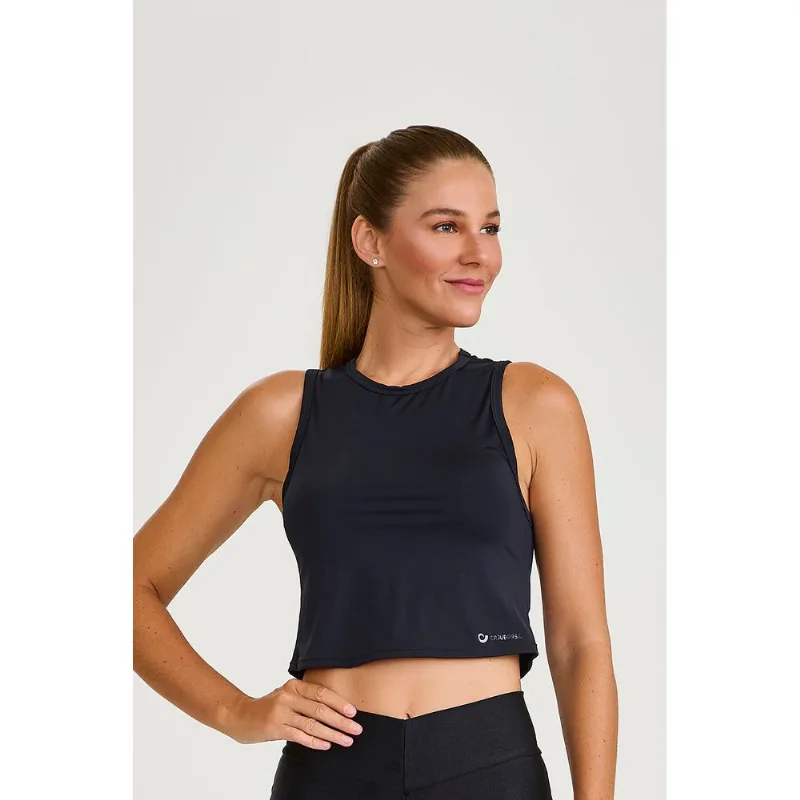 CROPPED CAVADO UV PRETO CAJUBRASIL P - CAJU BRASIL
