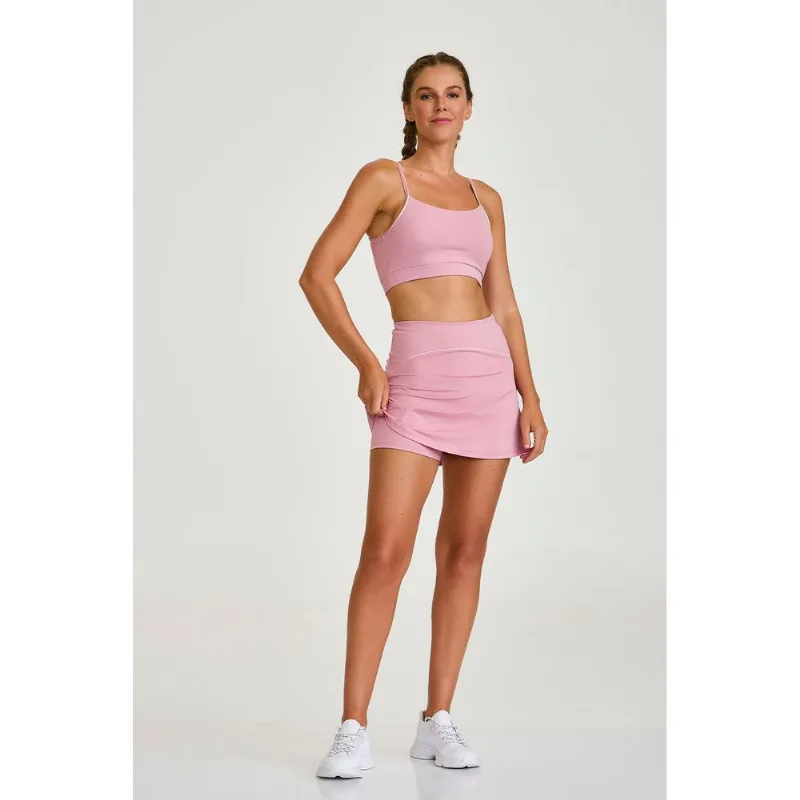 SHORT SAIA BLOCKSUN DRY CÓS INVISÍVEL ROSA QUARTZO CAJUBRASIL P