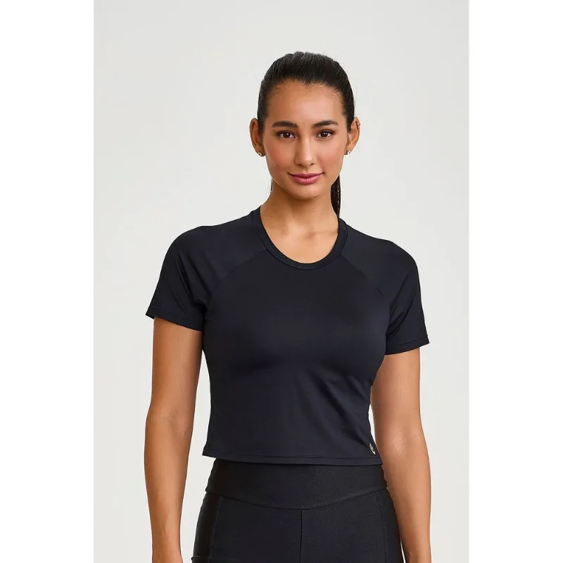 CROPPED NT RAGLAN PRETO CAJUBRASIL M