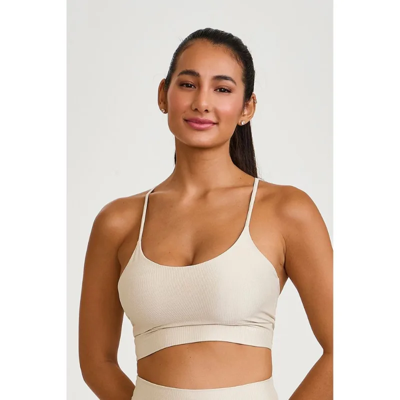 TOP ESSENCIAL ALÇAS CRUZADAS OFF WHITE CAJUBRASIL G