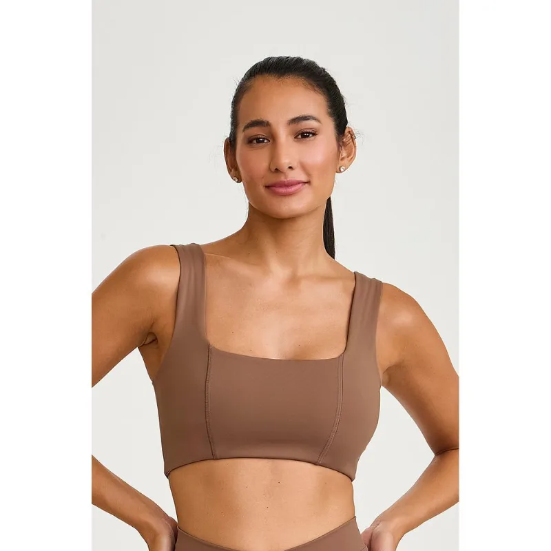 TOP DUAL SILK 2 EM 1 MARROM CASTANHO CAJUBRASIL G