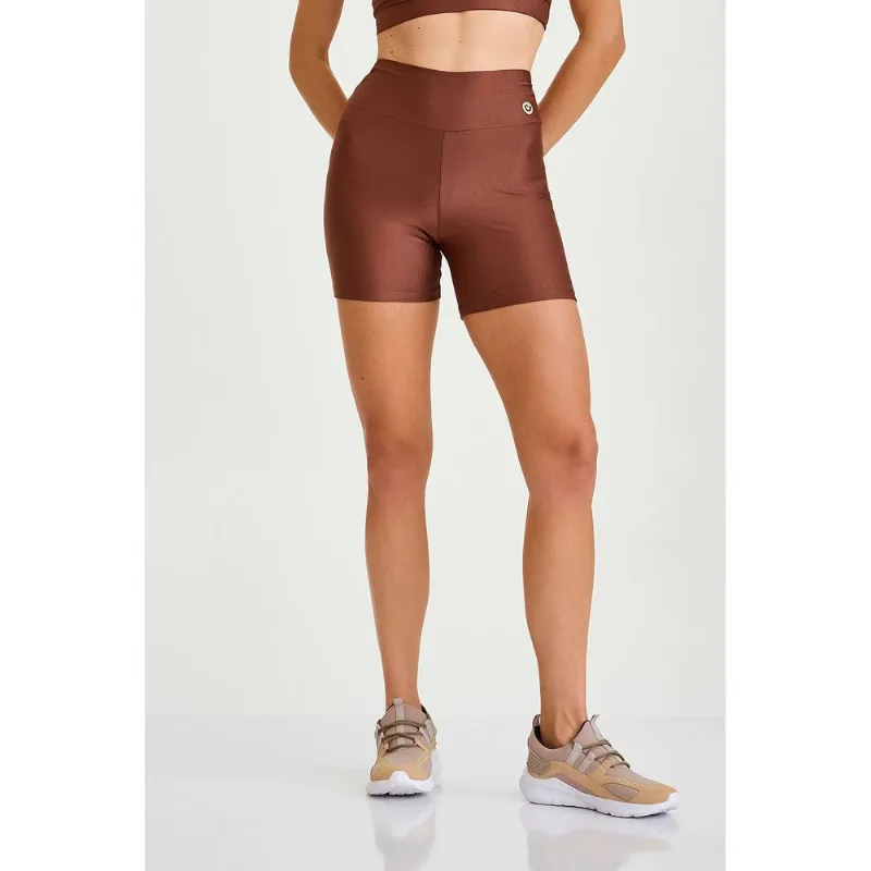 SHORT ESSENCIAL MARROM CAPUCCINO CAJUBRASIL M