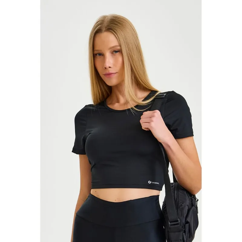 CROPPED BLOCKSUNDRY TORCIDO NAS COSTAS PRETO CAJUBRASIL M