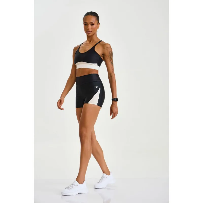 SHORT CURTO ELÁSTICO LOGO PRETO CAJUBRASIL G