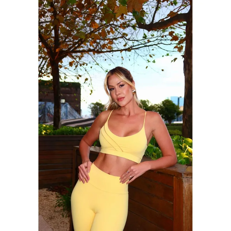 TOP NY ALÇAS FINAS AMARELO PÓLEN CAJUBRASIL G