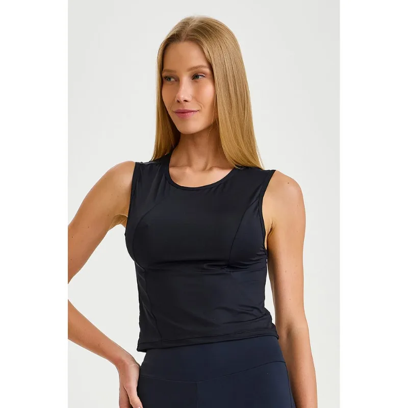 CROPPED NT DRY PRETO CAJUBRASIL M