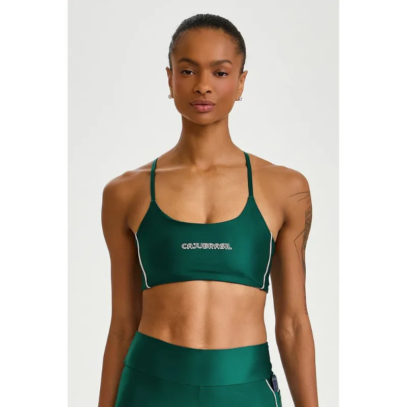 TOP ATLETIKA COM SILK VERDE GALÁPAGOS CAJUBRASIL P