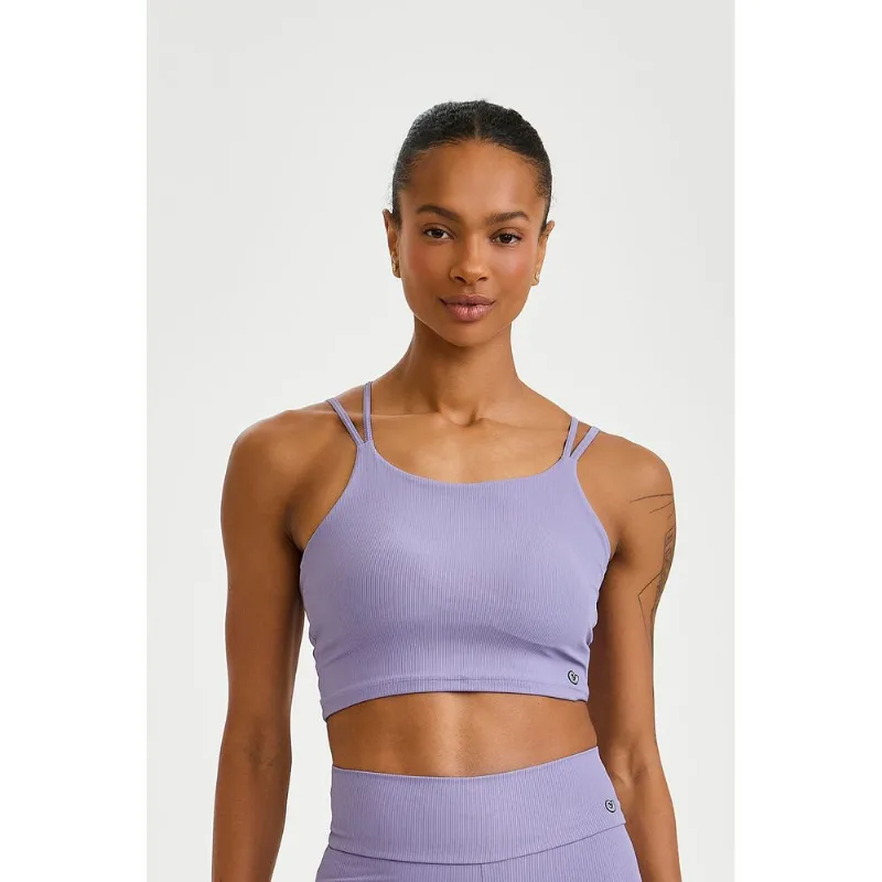 TOP CROPPED CANELADO LILÁS ALFAZEMA CAJUBRASIL G