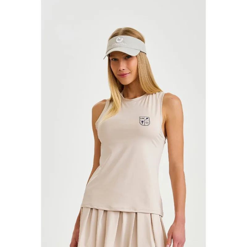 REGATA BLOCKSUN DRY BRASÃO CAJU OFF WHITE CAJUBRASIL M